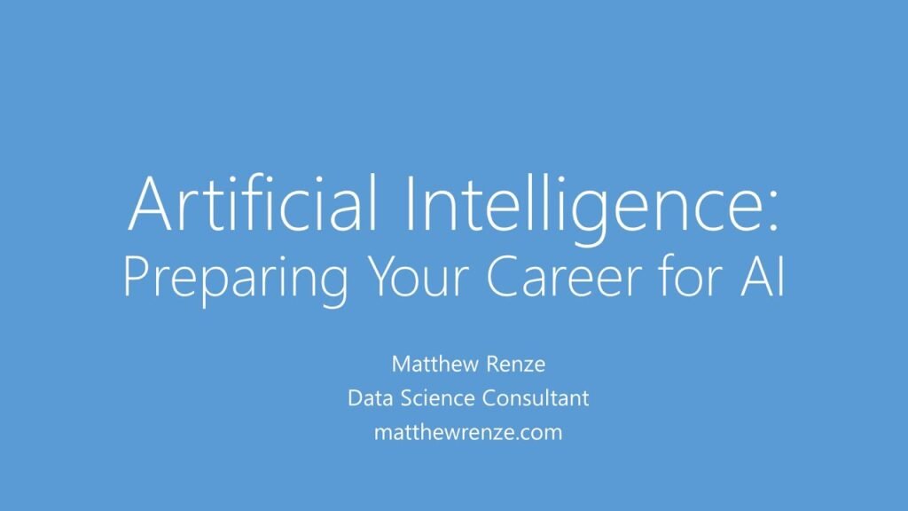 How To Prepare For A Career In AI